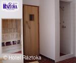 Sauna hotelu Ráztoka